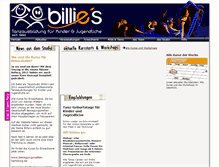 Tablet Screenshot of billies.de